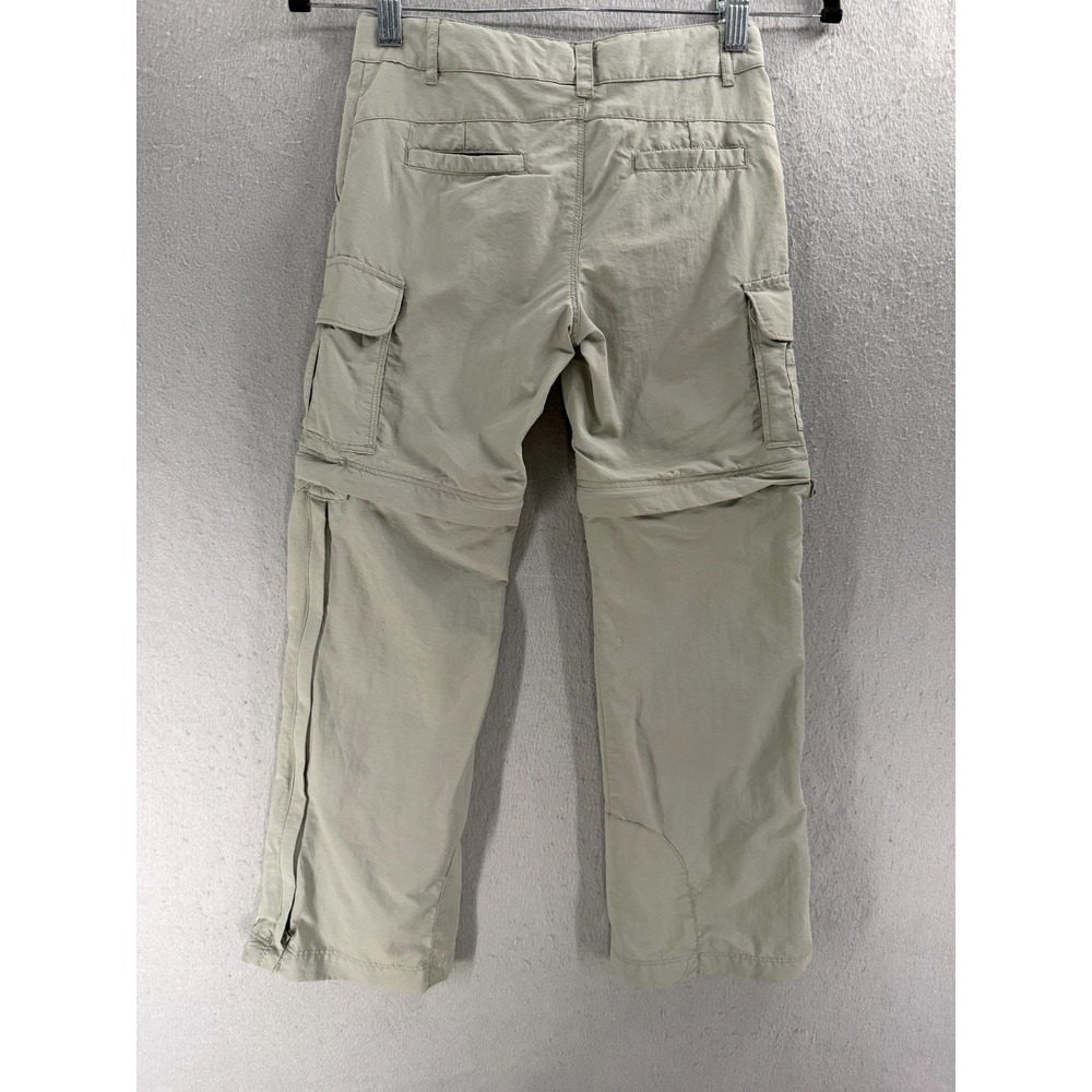 REI Coop Pants Girls S 8 Gray Convertible Zip Off Utility Camping Trail Outdoor - Picture 5 of 16